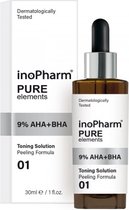 InoPharm Pure Elements 01 - Gezichtspeeling met 9% alpha- en beta Hydroxyzuren - 9% AHA + BHA - 30ML