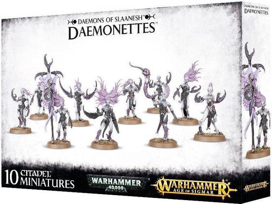 Thumbnail van een extra afbeelding van het spel Age of Sigmar/Warhammer 40,000 Daemons of Slaanesh: Daemonettes of Slaanesh