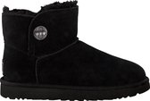 UGG Dames Vachtlaarzen Mini Turnlock Bling - Zwart - Maat 40