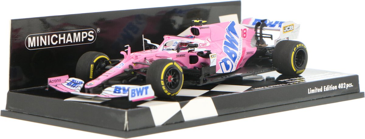 BWT Racing Point F1 Team Mercedes RP20 #18 3rd Place Italian GP 2020 - 1:43 - Minichamps