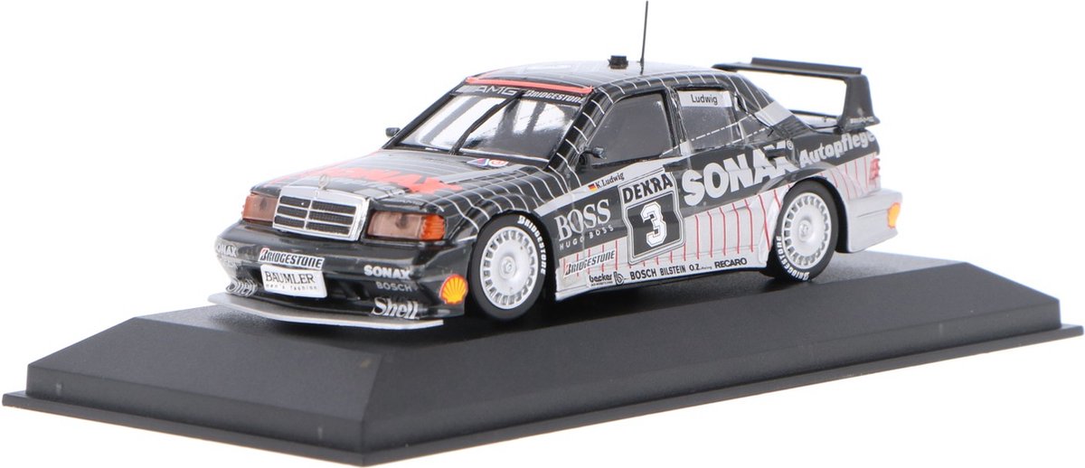 Mercedes 190 E AMG Evo 2 – Échelle 1/43 – Vitesse – Gris/noir – Occasion Parfait état