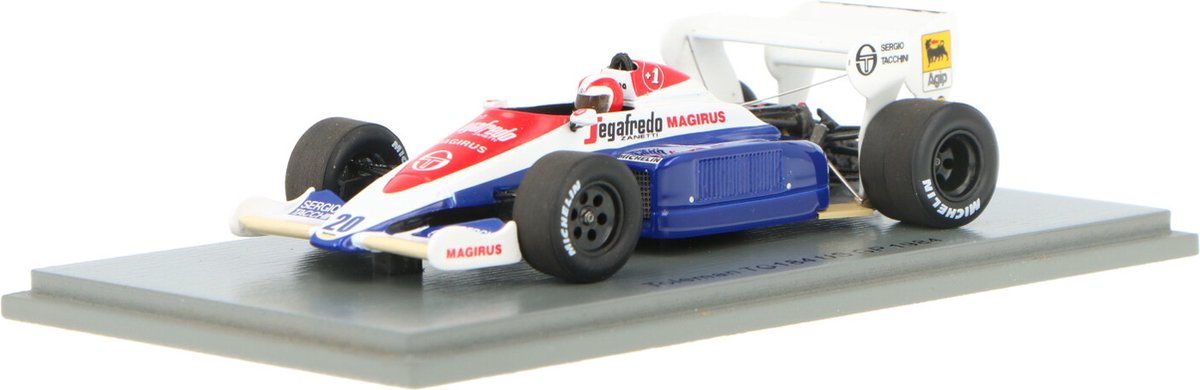 Toleman TG184 Spark Models Modelauto 1:43 1984 Johnny Cecotto Toleman Group Motorsport S2780 US GP
