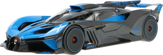 Bburago - Bugatti Bolide - Voiture miniature - Modèle réduit - Échelle 1:18  - bleu/noir | bol