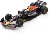Het 1:18 gegoten model van het Red Bull RB18 Team Oracle Red Bull Racing #33, winnaar van de Belgische GP van 2022. De coureur was Max Verstappen. De fabrikant van het schaalmodel is Spark. Dit model is alleen online verkrijgbaar