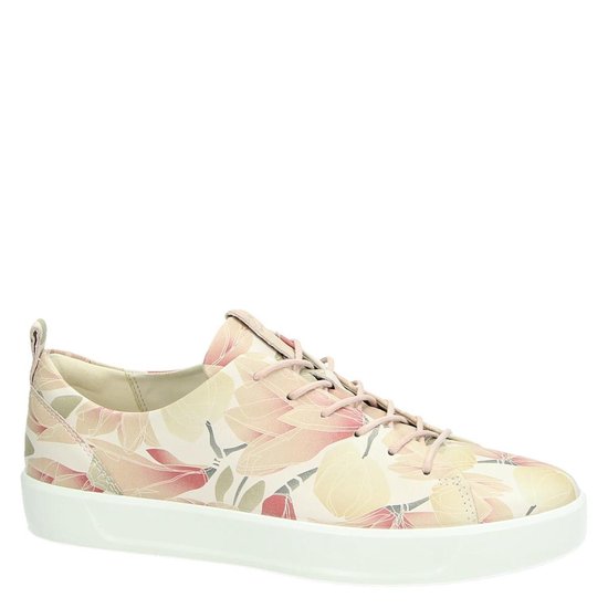 bol.com | ECCO Soft 8 dames sneaker - Roze - Maat 40