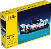 1:24 Heller 80718 Peugeot 905 EV Racing Car Plastic Modelbouwpakket