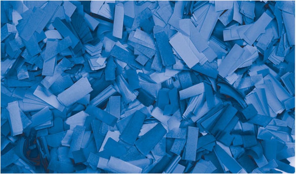 Showtec Showtec Rechthoekige donkerblauwe confetti (vuurbestendig), 1 kg Home entertainment - Accessoires