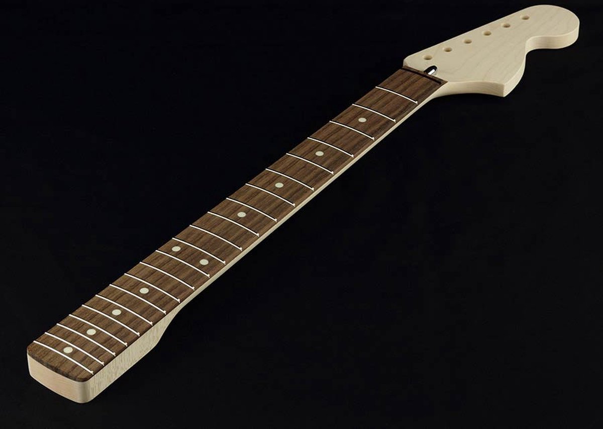 Allparts LROB – Stratocaster® hals met large CBS-headstock, palissander toets, 7,25 radius