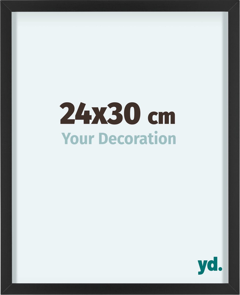yd. Your Decoration - Fotolijst 24x30 cm - Aluminium - Zwart - Virginia