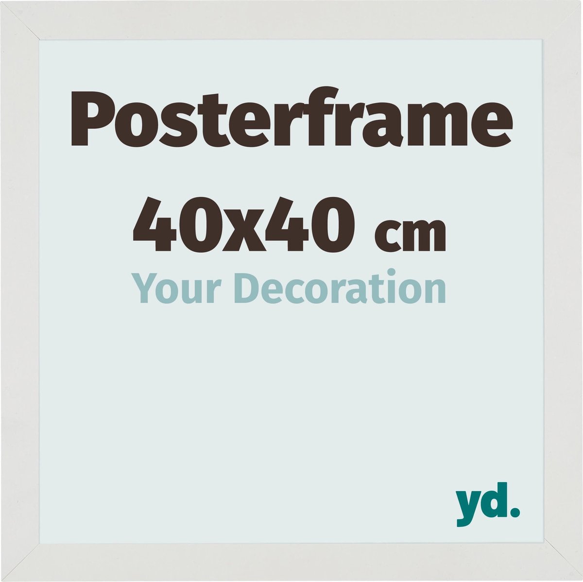 yd. Your Decoration - Posterlijst 40x40 cm - MDF - Wit Mat - Parma