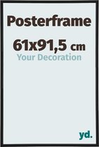 Your Decoration - Posterlijst 61x91,5 cm - Kunststof - Zwart Mat - Paris