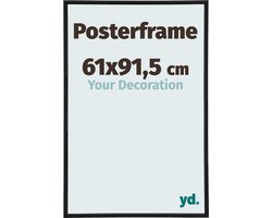 foto van Posterlijst 61x91,5 cm - Kunststof - Zwart Mat - Paris
