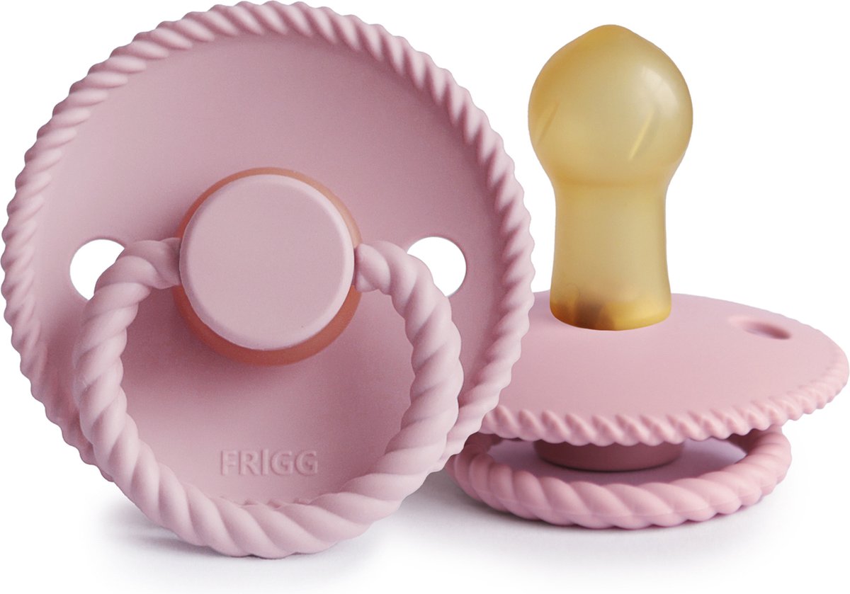 Goedkoopste FRIGG - ROPE - fopspeen LATEX - BABY PINK - T1