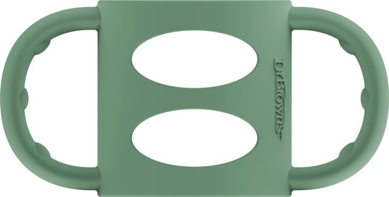 Babyflesje - Dr. Brown's Siliconen handvat - Voor Smalle halsfles - Groen