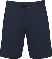 Bermuda homme bio en molleton Blue marine - L