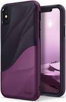Ringke Wave Apple iPhone X Hoesje Metallic Purple