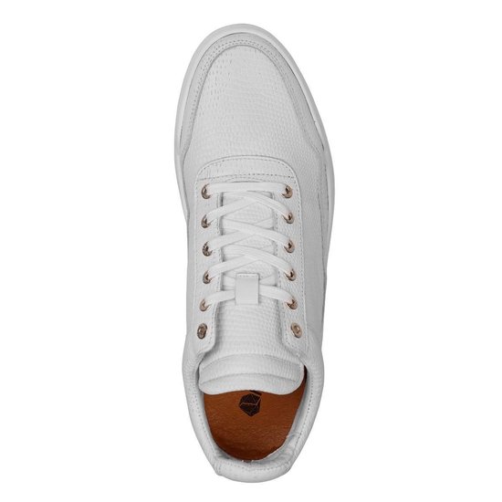 NoGRZ R.Steiner - Leren heren sneakers - Wit - Maat 44 | Bestel nu!