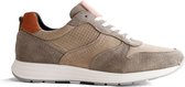 NoGRZ M.DeLayens - Leren heren sneaker - Taupe - Maat 45