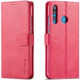 Huawei P Smart Plus (2019) Portemonnee Bookcase Hoesje Rood