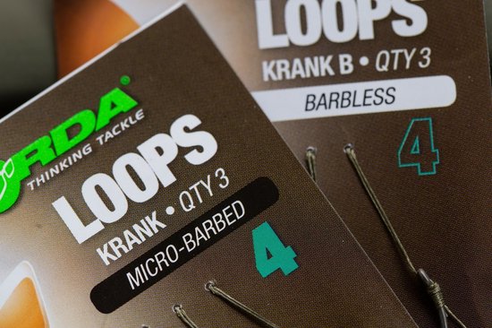 Korda Loop Rigs Krank - Barbless - 18lb - Maat 6 - 3 Stuks van Korda — afbeelding 5