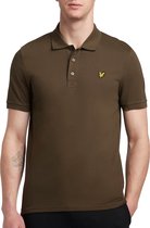 Lyle and Scott - Polo Olive - - Heren Poloshirt Maat XXL