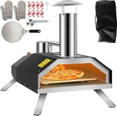 Pizza Oven - Professionele Pizza Oven - Buitenkeuken - Pizza Gourmet - Barbecue - RVS - Tot 600°C - Inclusief Draagtas
