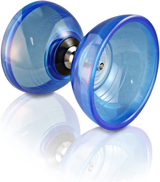 Coffret Diabolo Acrobat – Diabolo Bleu Avec Baguettes En Aluminium, Idéal Pour Débutants Et Jongleurs Confirmés