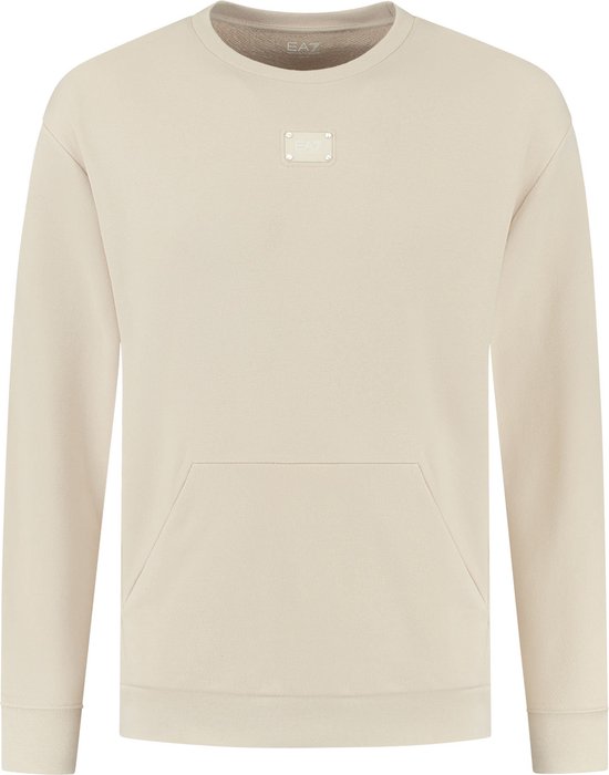 EA7 Emporio Armani Metal Logo Sweater Senior White