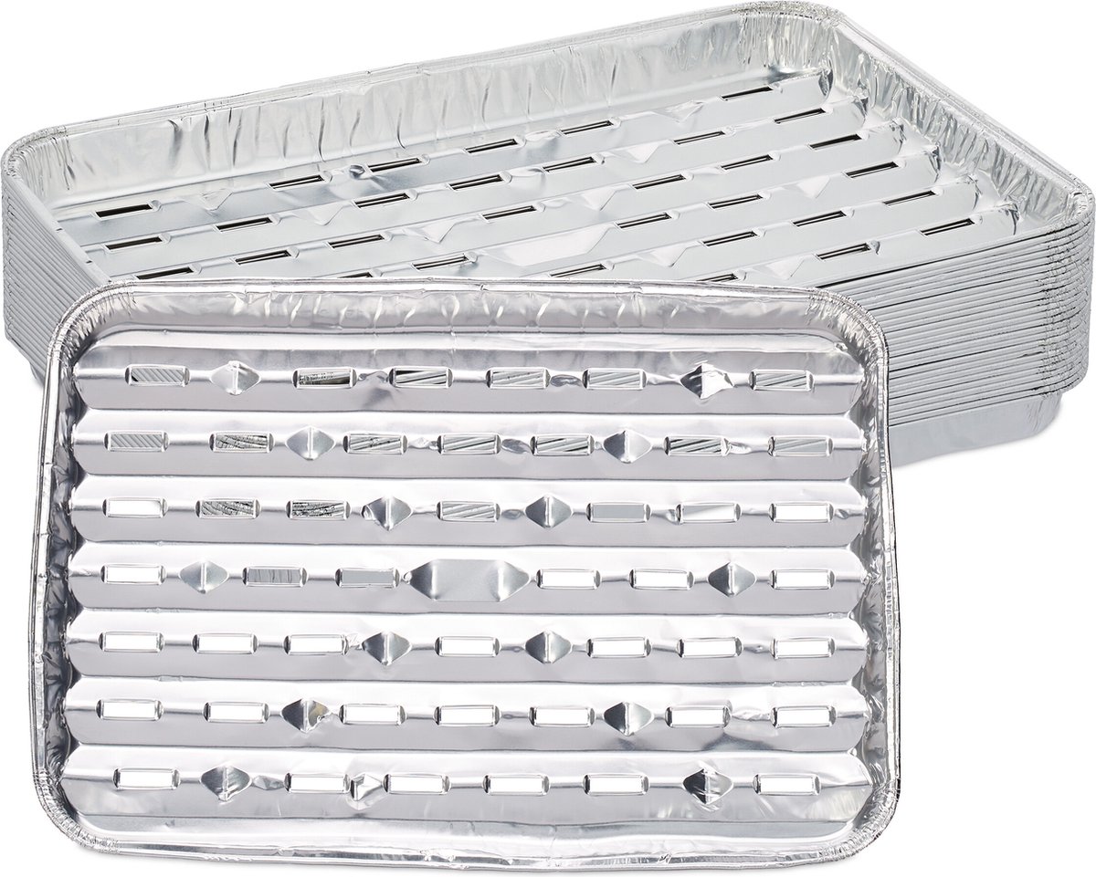 Aluminium bakjes bbq set van 100 bestel HIER