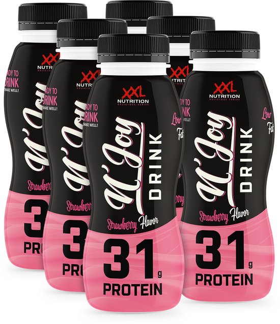 XXL Nutrition - N'Joy Protein Drink 6-pack Aardbei