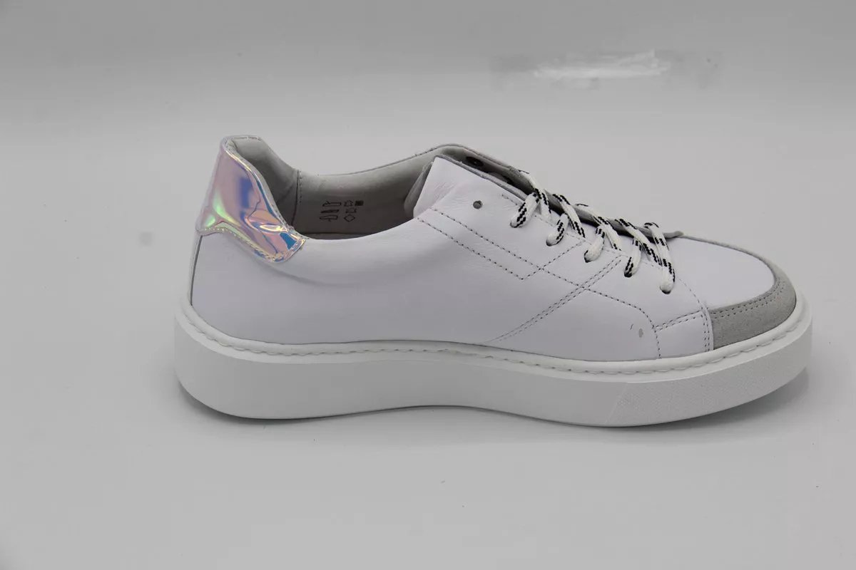 Muoviti wit H sneaker (Maat - 37, Kleur - Wit)