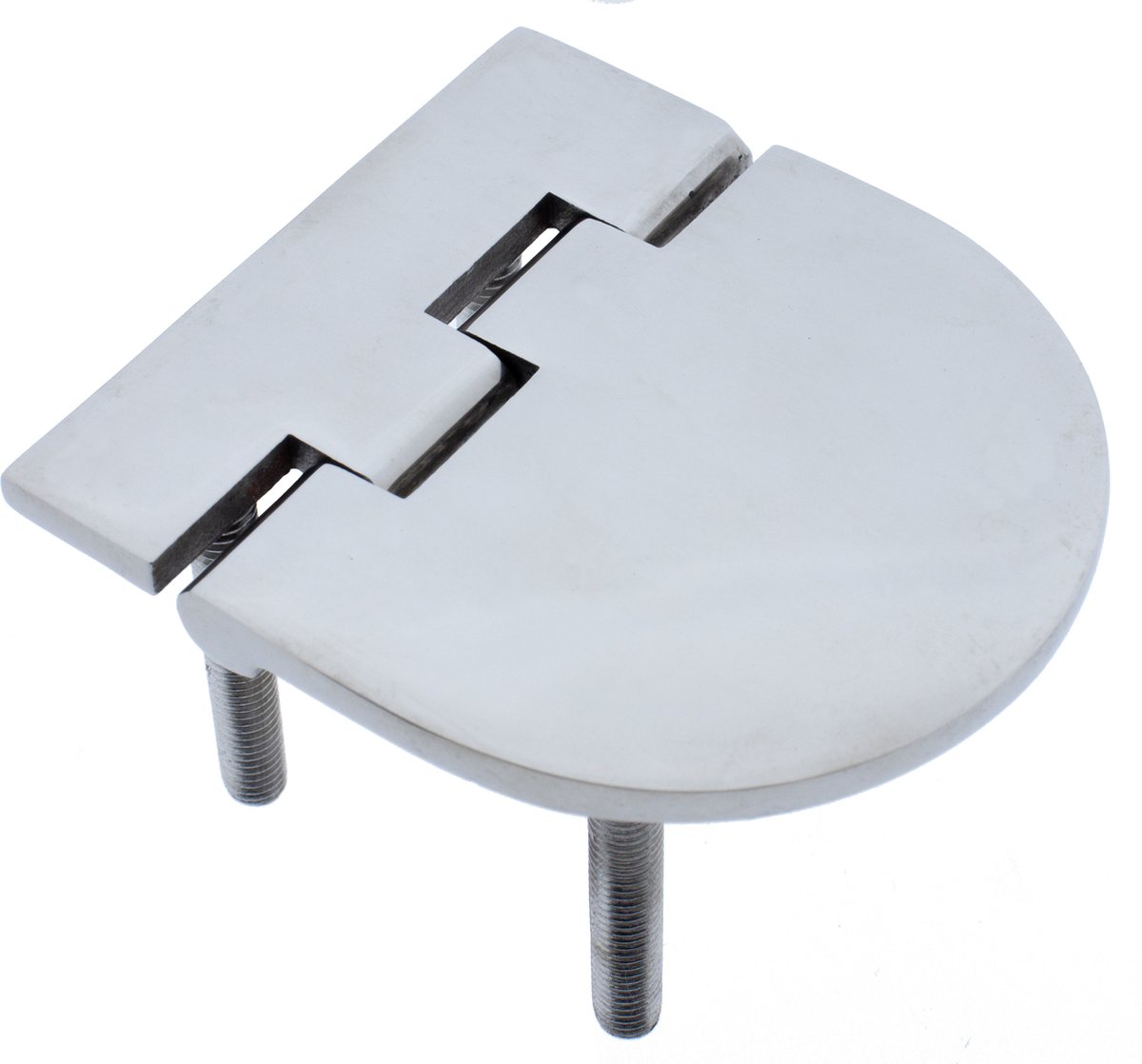 Luikscharnier - 72x65x4 - Rvs 316 - Knoop onder