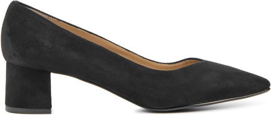 Nalini Escarpins Femme / Chaussures Femme - Daim - Hauteur 4 cm - 23E065 - Zwart - Taille 39,5