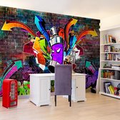 Fotobehang - Graffiti, premium print vliesbehang