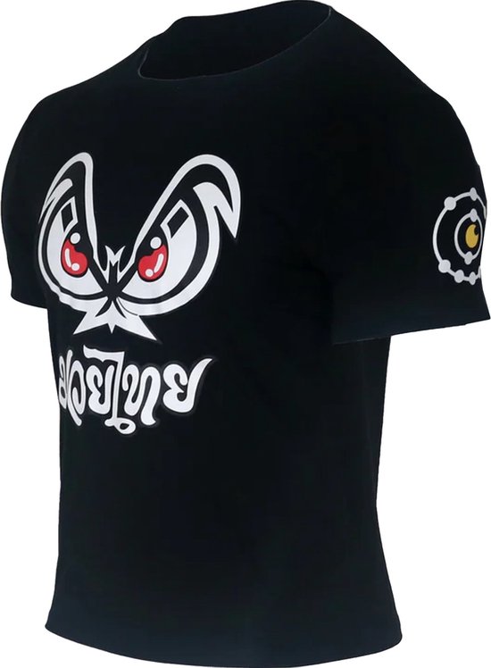 Fluory Bad Eyes Muay Thai Kickboks T-Shirt Zwart