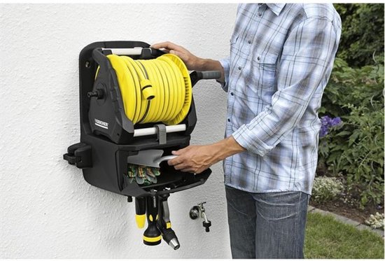 Foto: Slanghaspel k rcher hr7315 kit primoflex muur