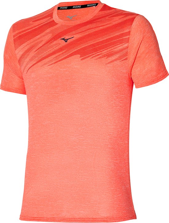 Mizuno T-Shirt Core Graphic Tee Heren Oranje