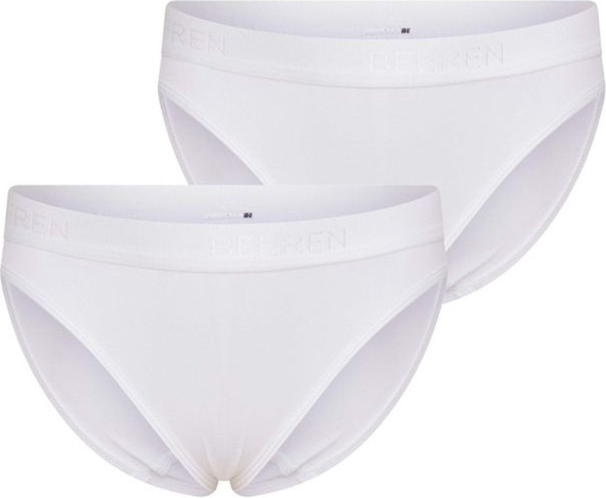 Beeren Bodywear Meisjes Meisjes slip - 1 stuk - Wit - Maat XL