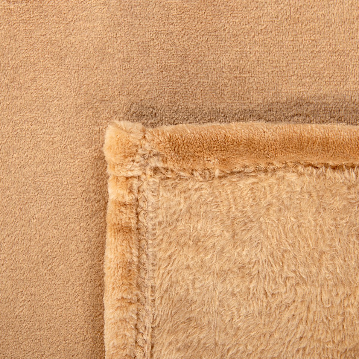 BAYBURT - Deken - Zandbeige - 150 x 200 cm - Polyester
