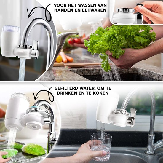 Ease Store Filtre de robinet - Filtre à eau - Eau potable propre