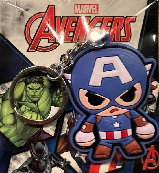 Marvel Avengers - Captain America - Rubber Sleutelhanger