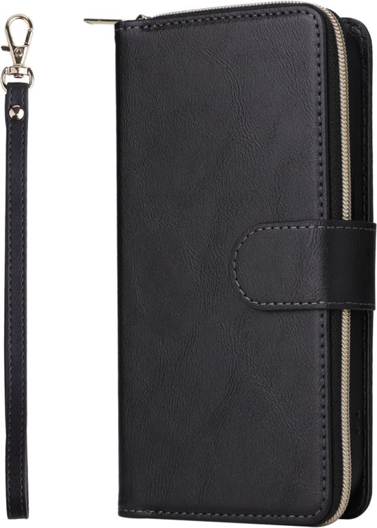 Coque Portefeuille Pour IPhone 13 Pro Max (6,7") – Cuir Synthétique Marine – Anti-choc, Anti-rayures