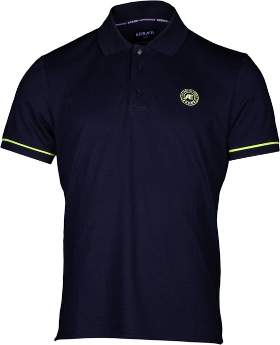 Arbaer Archie Poloshirt Pique Heren Blauw Maat M