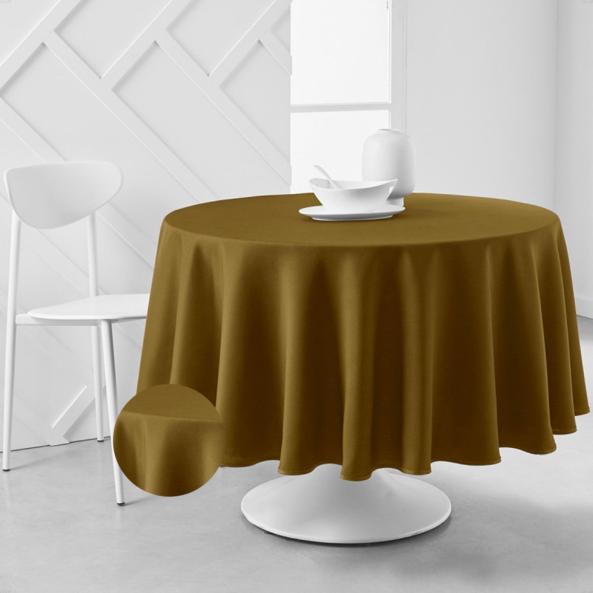 Today tafelkleed - 180x180 / Bronze - Tafellaken - Tafellinnen