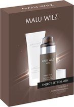 Malu Wilz - energy set - for men - cleansing foam 75 ml- energy fluid 50ml - geschenk gezichtsverzorging voor mannen