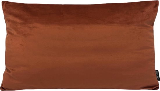 Sierkussen Velvet Cognac Bruin Long | 30 x 50 cm | Velvet/Polyester