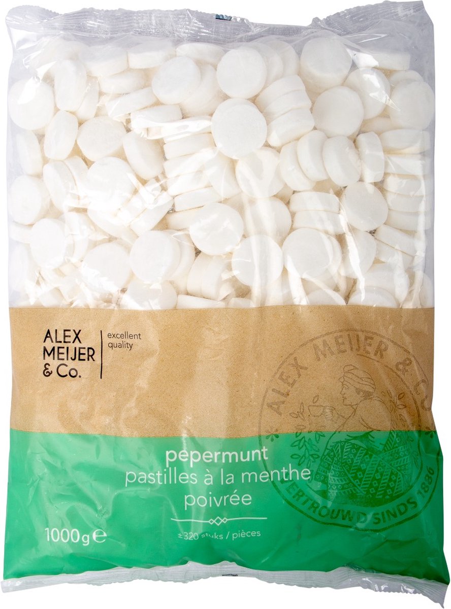 Alex Meijer - Pepermunt - Snoepgoed - Frisse adem - Zoetigheid - 1 kilo