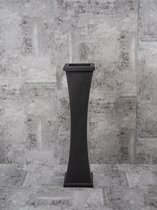 Vaas Beltza - zwart- hoogte 60 cm - hoogwaardig hout - model X