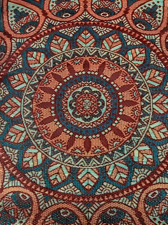 Buitenkleed 120-180cm, multi color, Mandala