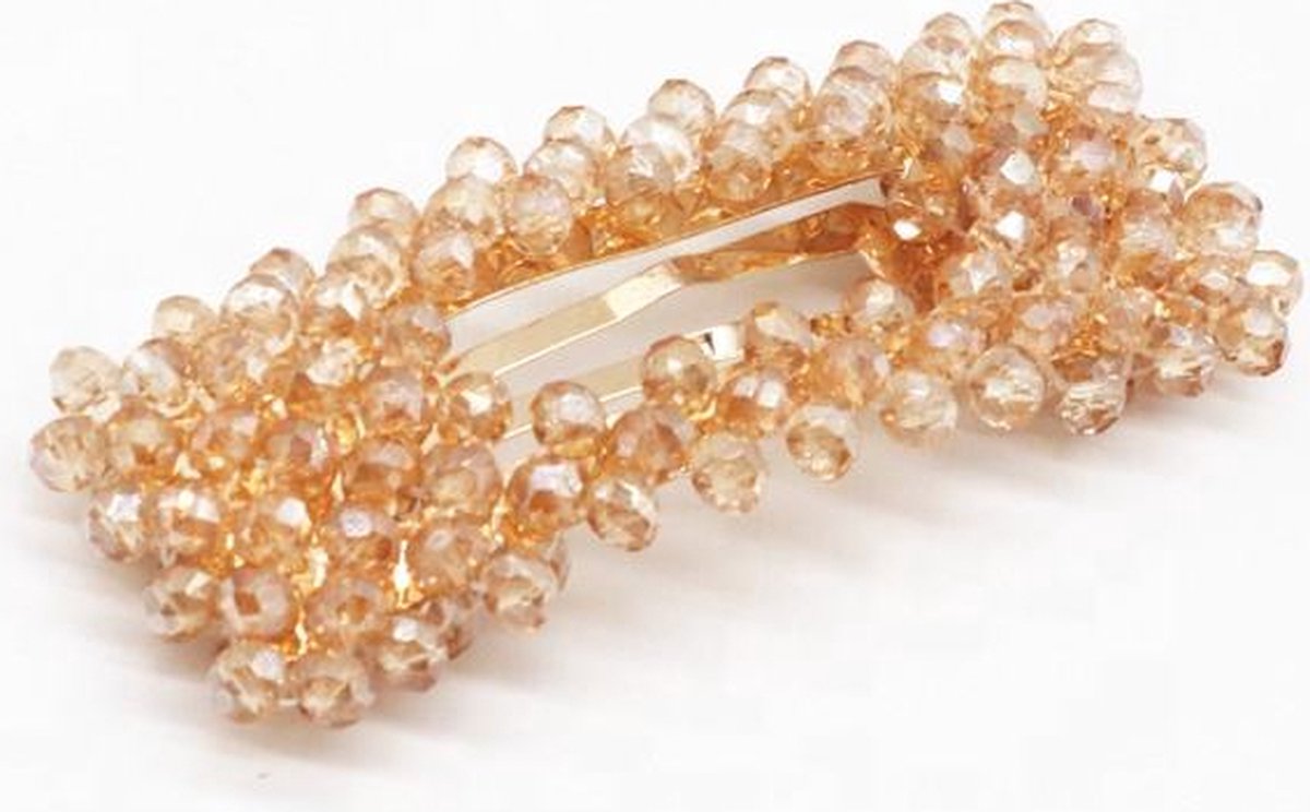 Glitter haarclip goud - Kerst Cadeau vrouw